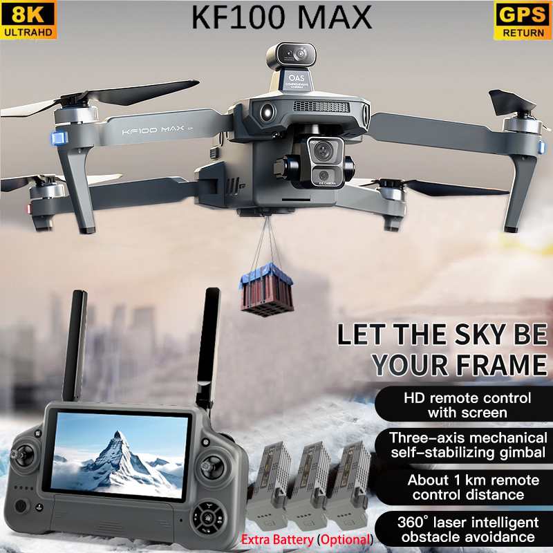 KF100 MAX GPS Drone 4K Camera  - Jjrc Drone X12 recension och pris